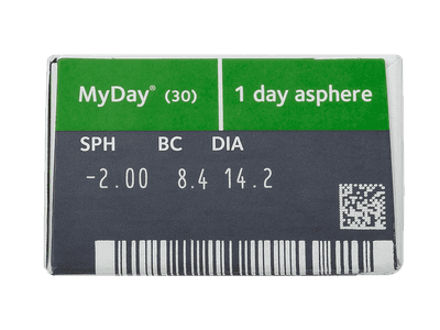 MyDay daily disposable (30 lentillas) - Previsualización de atributos