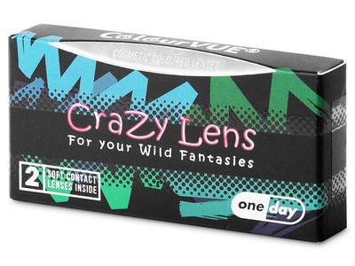 ColourVUE Crazy Lens - Red Devil - Diarias sin graduación (2 Lentillas)