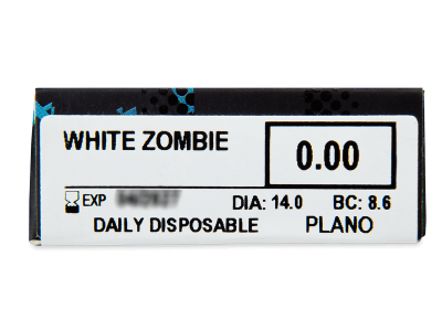 ColourVUE Crazy Lens - White Zombie - Diarias sin graduación (2 Lentillas) - Previsualización de atributos