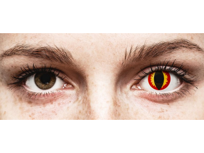 ColourVUE Crazy Lens - Dragon Eyes - Diarias sin graduación (2 Lentillas)