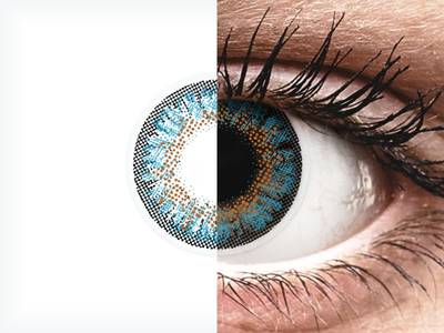 ColourVue One Day TruBlends Rainbow 1 - Sin graduación (10 lentillas) - ColourVue One Day TruBlends Rainbow 1 -  Blue