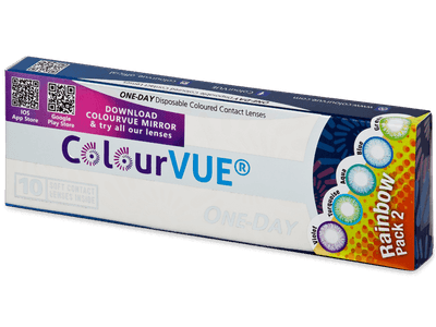 ColourVue One Day TruBlends Rainbow 2 - Sin graduación (10 lentillas) - Este producto también está disponible en esta variación de empaque