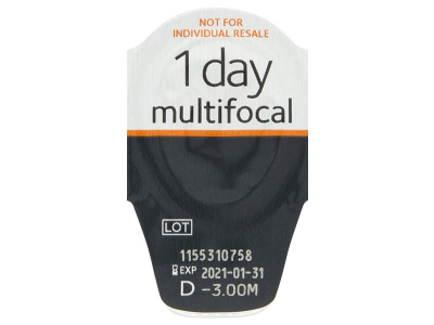 Proclear 1 Day multifocal (30 lentillas) - Previsualización del blister