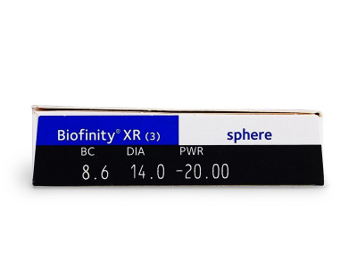 Biofinity XR (3 lentillas) - Previsualización de atributos