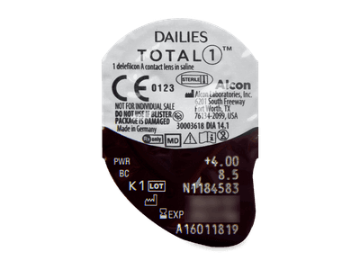 Dailies TOTAL1 (90 lentillas) - Previsualización del blister