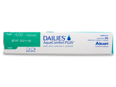 Dailies AquaComfort Plus Toric (90 lentillas) - Previsualización de atributos