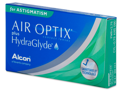 Air Optix plus HydraGlyde for Astigmatism (3 lentillas) - Diseño antiguo