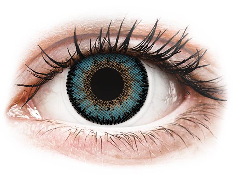 ColourVUE 3 Tones Aqua - Sin graduación (2 lentillas) - Lentillas de colores