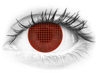 ColourVUE Crazy Lens - Red Screen - Sin graduación (2 lentillas)