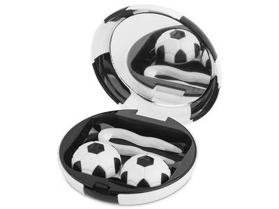 Estuche de lentillas Futbol - Negro