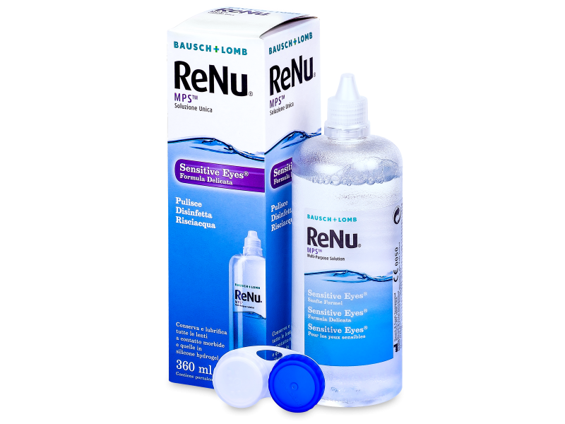 Líquido ReNu MPS Sensitive Eyes 360 ml  - líquido de limpieza