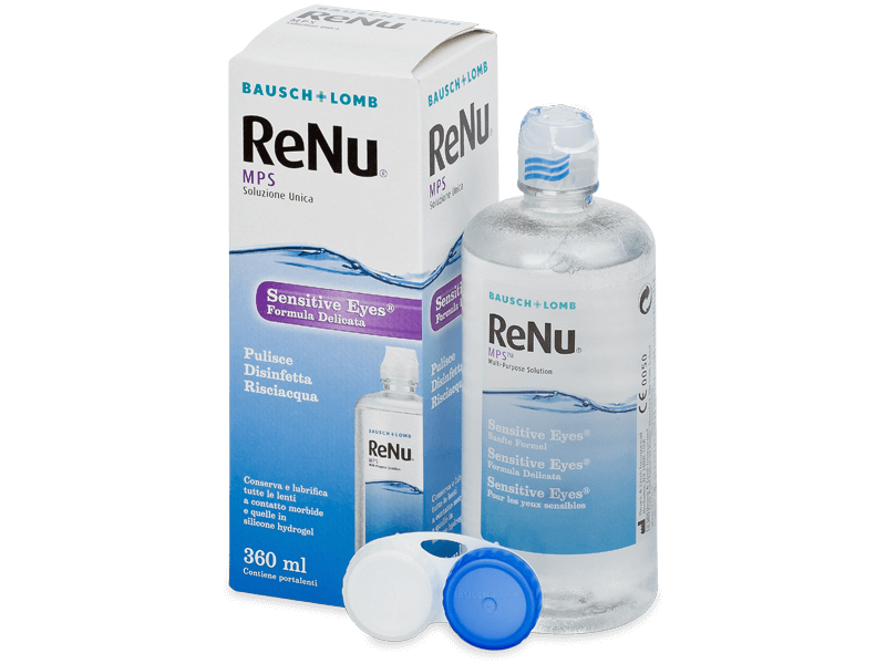 Líquido ReNu MPS Sensitive Eyes 360 ml - líquido de limpieza