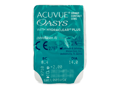 Acuvue Oasys (12 lentillas) - Previsualización del blister