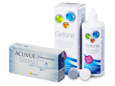 Acuvue Oasys (12 Lentillas) + Gelone 360 ml