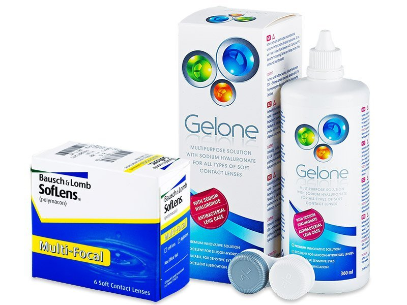SofLens Multi-Focal (6 Lentillas) + Líquido Gelone 360 ml - Pack ahorro
