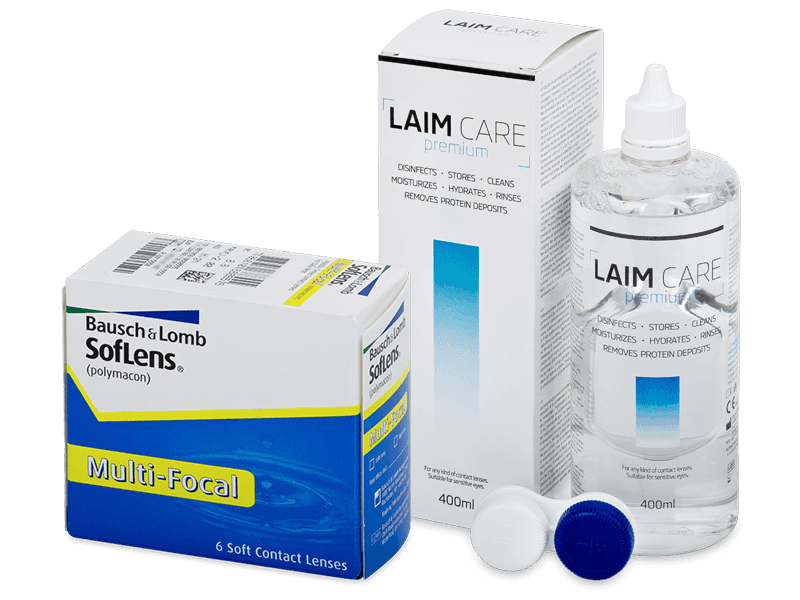 SofLens Multi-Focal (6 Lentillas) + Laim Care 400 ml - Pack ahorro