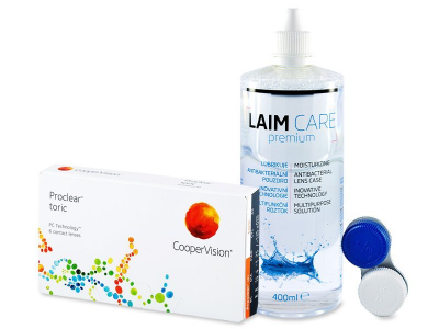 Proclear Toric (6 Lentillas) + Líquido Laim-Care 400 ml