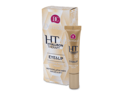 Dermacol Hyaluron crema antiarrugas para ojos y labios 15 ml 