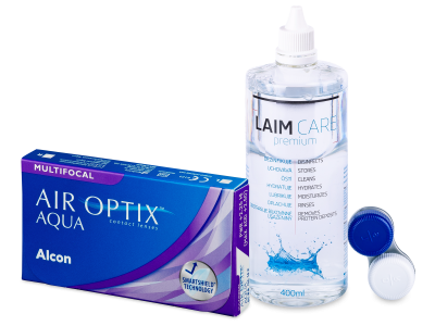 Air Optix Aqua Multifocal (6 Lentillas) + Líquido Laim-Care 400ml