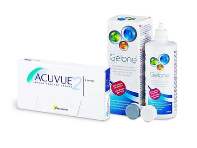 Acuvue 2 (6 Lentillas) + Gelone 360 ml