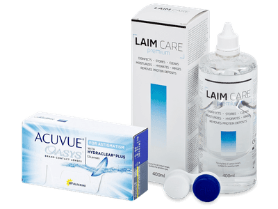 Acuvue Oasys for Astigmatism (12 Lentillas) + Laim Care 400 ml