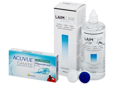 Acuvue Oasys for Presbyopia (6 Lentillas) + Laim Care 400 ml