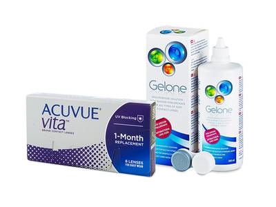 Acuvue Vita (6 Lentillas) + Gelone 360 ml