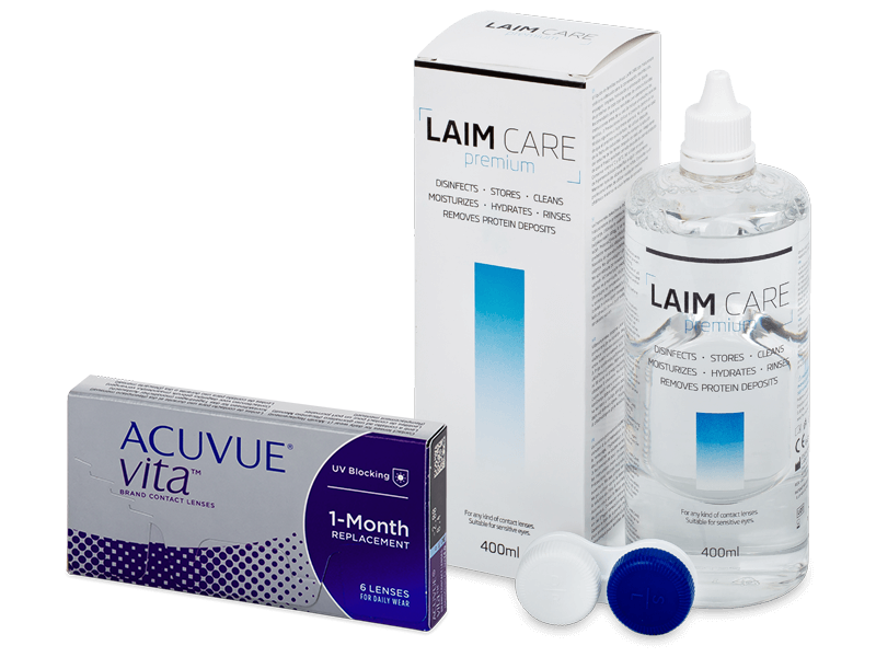 Acuvue Vita (6 Lentillas) + Laim Care 400 ml - Pack ahorro