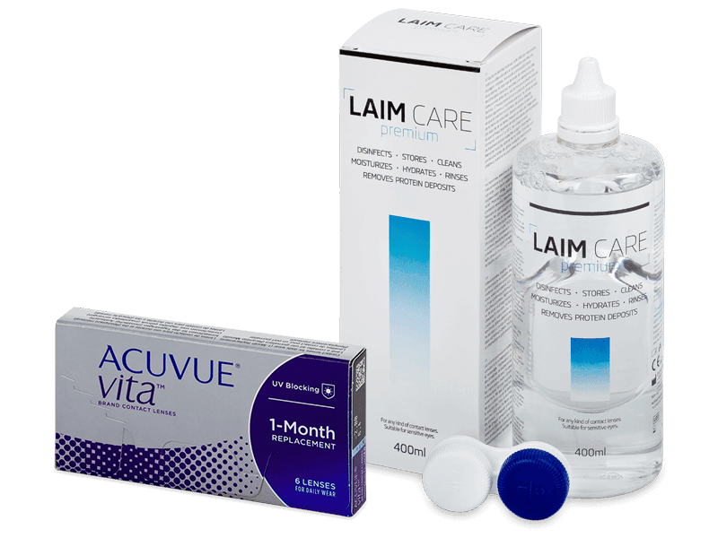 Acuvue Vita (6 Lentillas) + Laim Care 400 ml - Pack ahorro