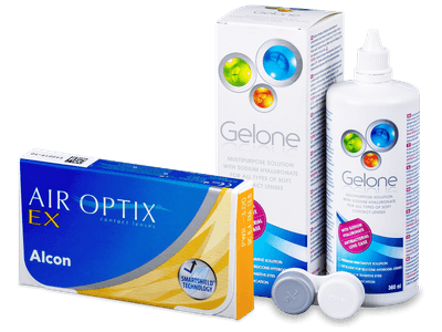 Air Optix EX (3 Lentillas) + Gelone 360 ml