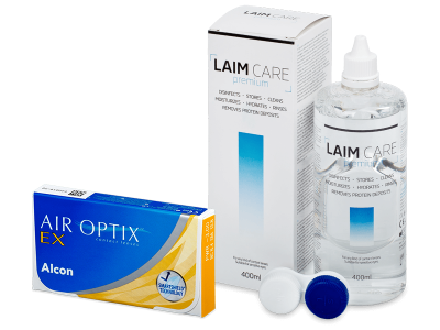 Air Optix EX (3 Lentillas) + Laim-Care 400 ml
