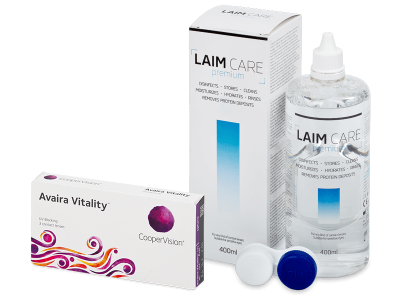 Avaira Vitality (3 Lentillas) + Laim-Care 400 ml