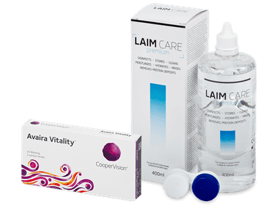 Avaira Vitality (3 Lentillas) + Laim Care 400 ml