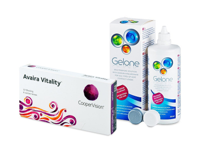 Avaira Vitality (6 Lentillas) + Gelone 360 ml