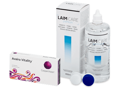 Avaira Vitality (6 Lentillas) + Laim-Care 400 ml
