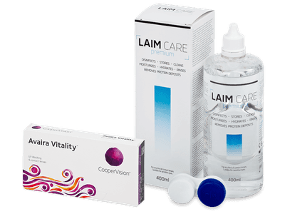 Avaira Vitality (6 Lentillas) + Laim Care 400 ml