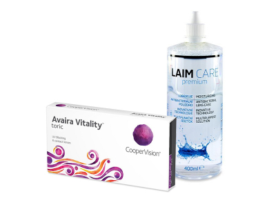 Avaira Vitality Toric (6 Lentillas) + Laim-Care 400 ml