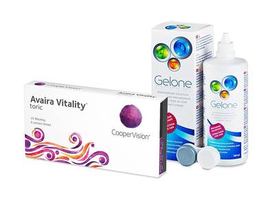 Avaira Vitality Toric (6 Lentillas) + Gelone 360 ml