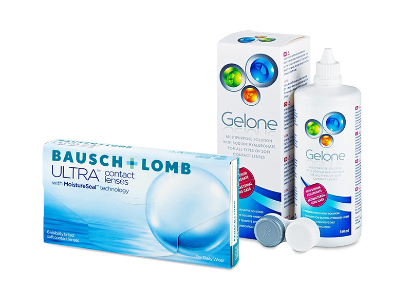 Bausch + Lomb ULTRA (6 Lentillas) + Gelone 360 ml