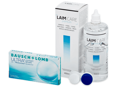 Bausch + Lomb ULTRA (6 Lentillas) + Laim-Care 400 ml