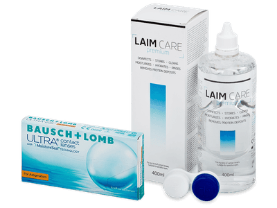 Bausch + Lomb ULTRA for Astigmatism (6 Lentillas) + Laim-Care 400 ml