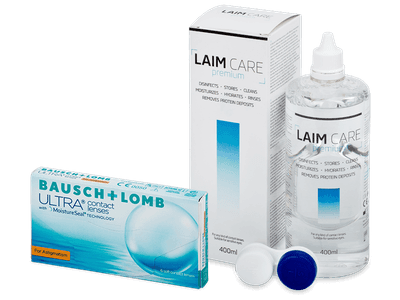 Bausch + Lomb ULTRA for Astigmatism (6 Lentillas) + Laim Care 400 ml