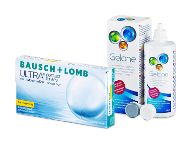 Bausch + Lomb ULTRA for Presbyopia (6 Lentillas) + Gelone 360 ml