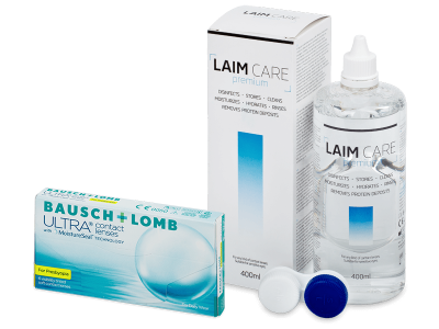 Bausch + Lomb ULTRA for Presbyopia (6 Lentillas) + Laim-Care 400 ml