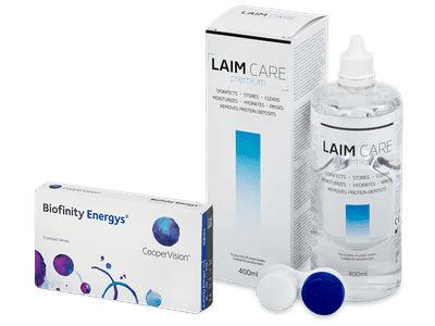 Biofinity Energys (3 Lentillas) + Laim Care 400 ml