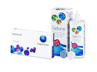 Biofinity XR (3 Lentillas) + Gelone 360 ml