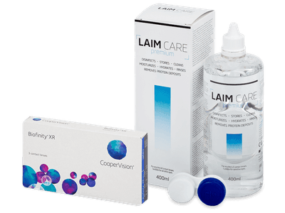 Biofinity XR (3 Lentillas) + Laim Care 400 ml