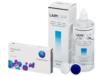 Biofinity XR Toric (3 Lentillas) + Laim-Care 400 ml