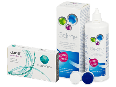 Clariti Multifocal (6 Lentillas) + líquido Gelone 360 ml