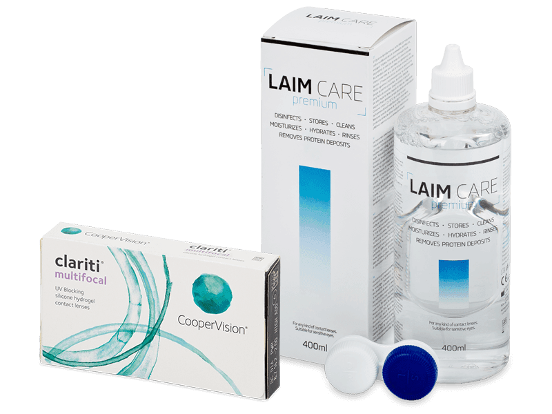Clariti Multifocal (6 Lentillas) + Laim Care 400 ml - Pack ahorro